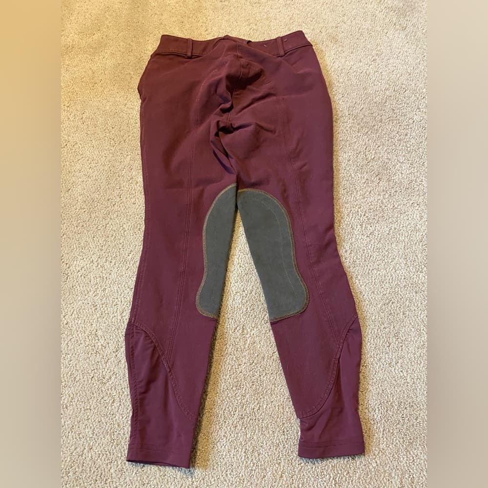 Noble Outfitters riding pants burgundy - Thumbnail 2