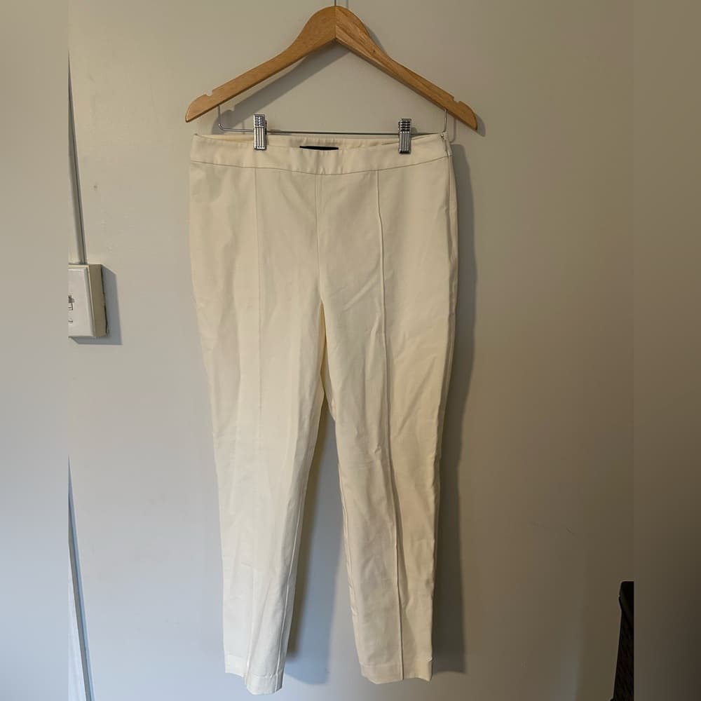 St. John Santiago pull on trousers Ecru - Thumbnail 2