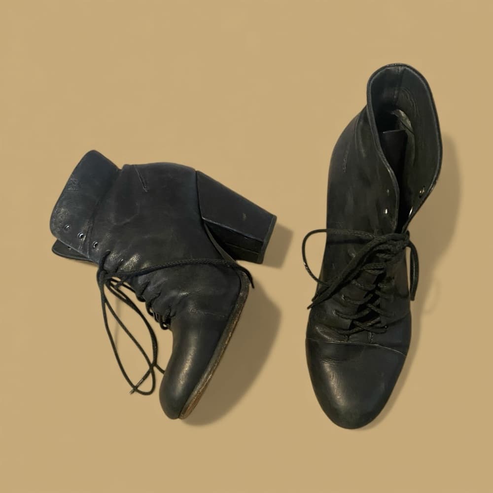 Rag and Bone Miles leather ankle booties black - Thumbnail 5