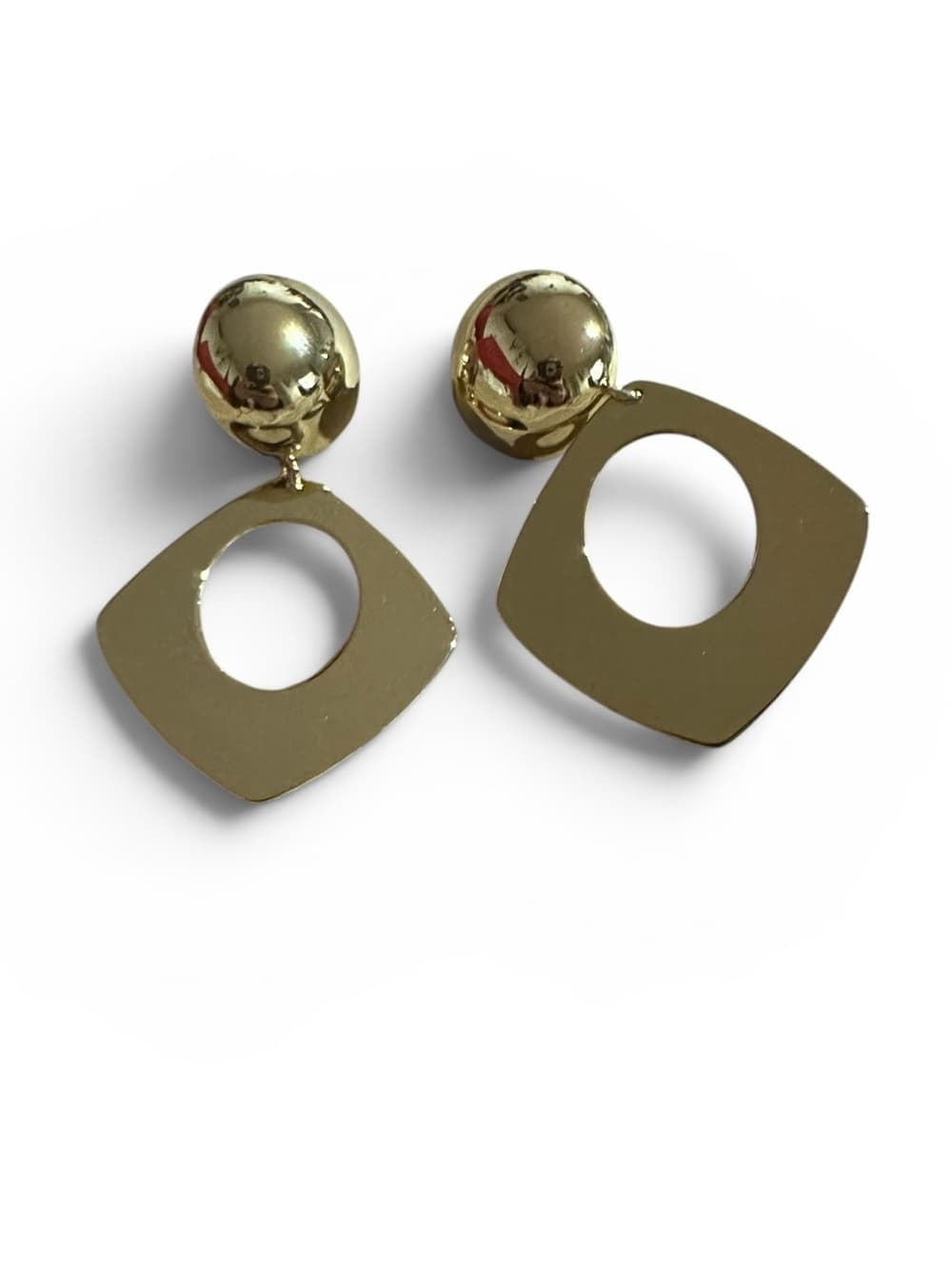 NWT Tuckernuck Lennon gold earrings - Thumbnail 5