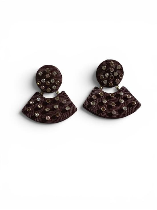 NWT Tuckernuck Merrit earrings brown - Thumbnail 6