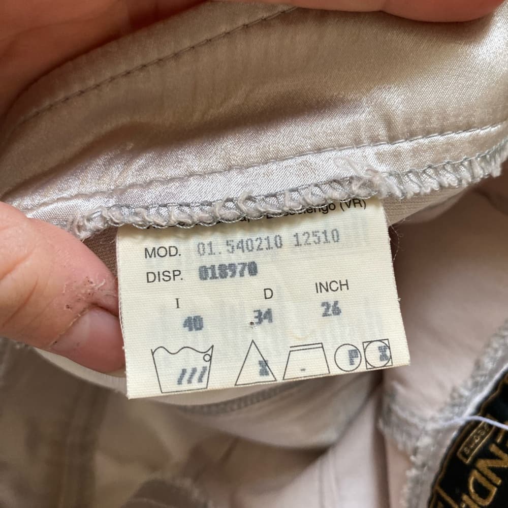 Fendi Satin bootcut pants silver - Thumbnail 3