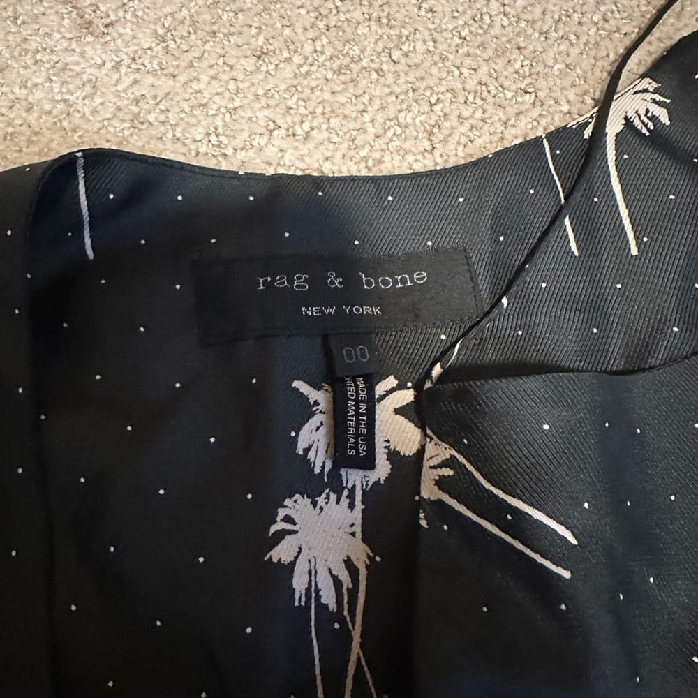 Rag and Bone Dune palm tree romper silk 00 - Thumbnail 2