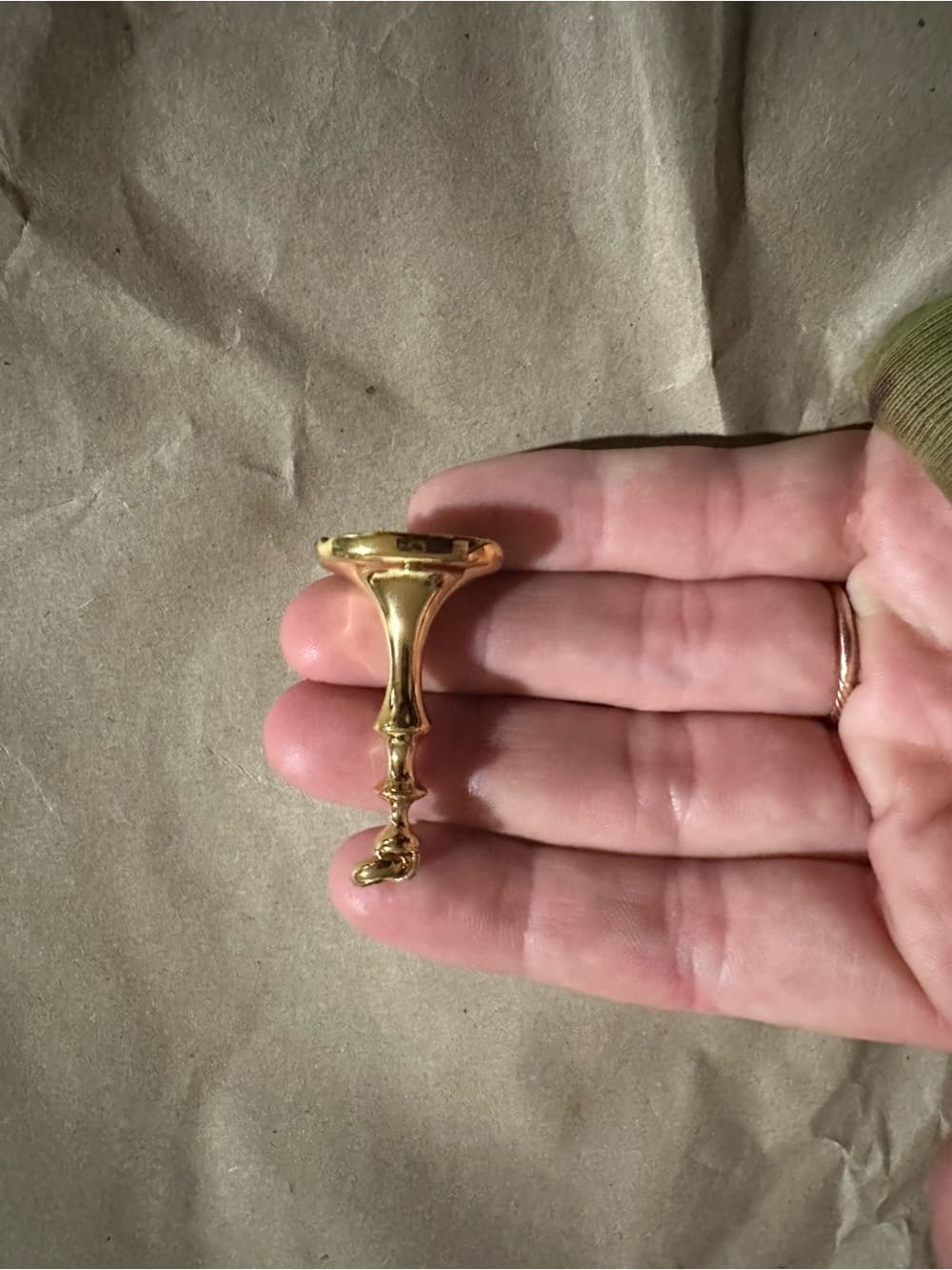 NWT Tuckernuck Gold Chop charm - Thumbnail 3