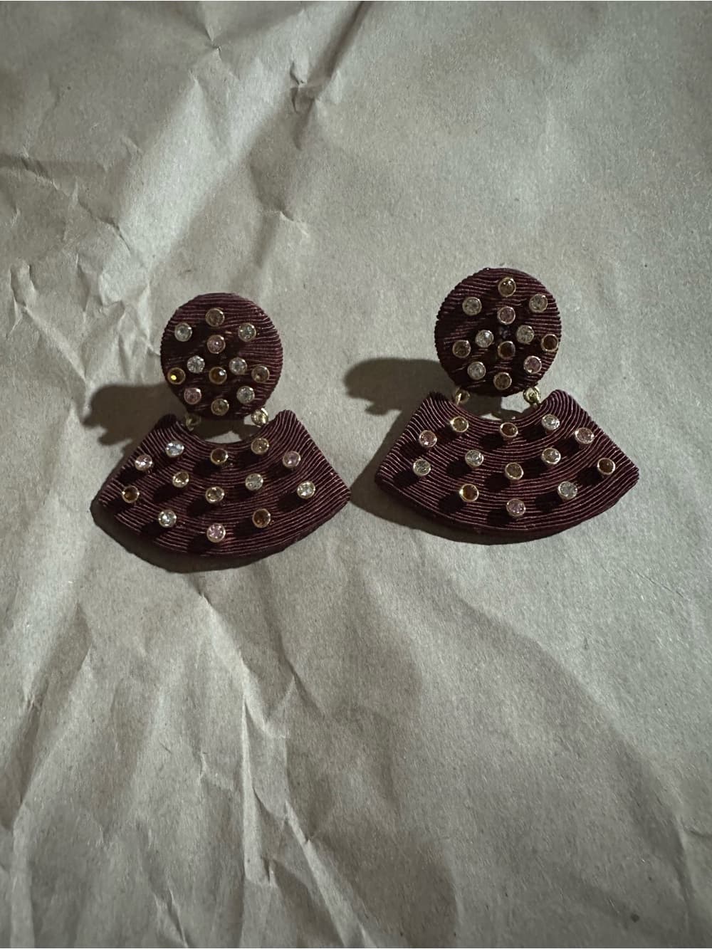NWT Tuckernuck Merrit earrings brown - Thumbnail 2