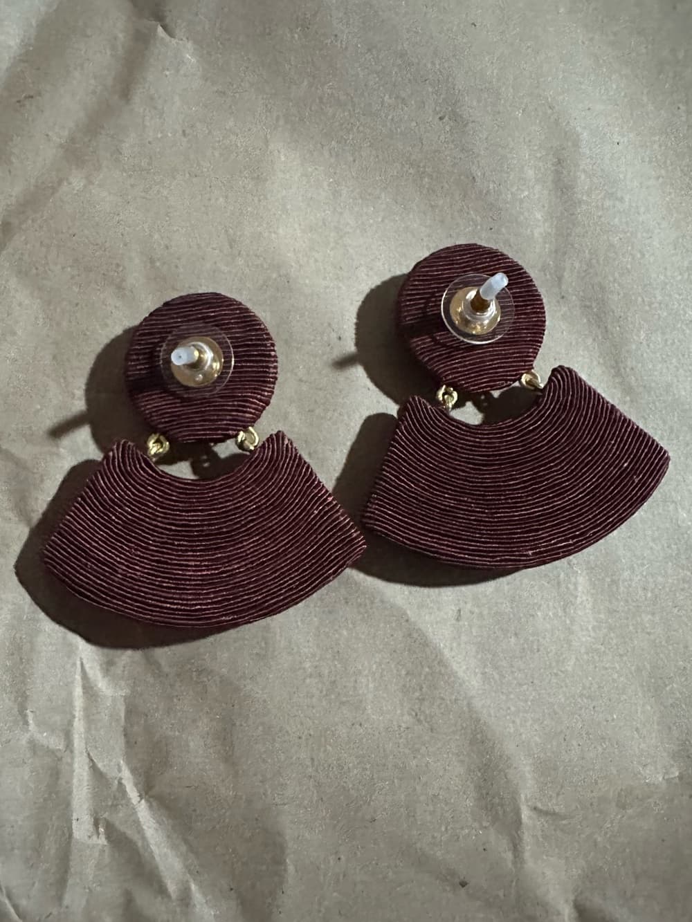 NWT Tuckernuck Merrit earrings brown - Thumbnail 4
