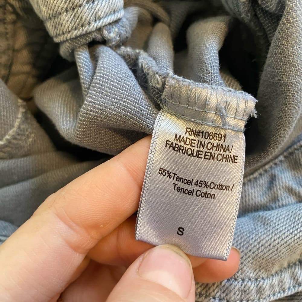 Young Fabulous and Broke Revolve denim chambray jumpsuit small - Thumbnail 3