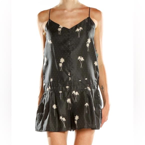 Rag and Bone Dune palm tree romper silk 00 - Thumbnail 5