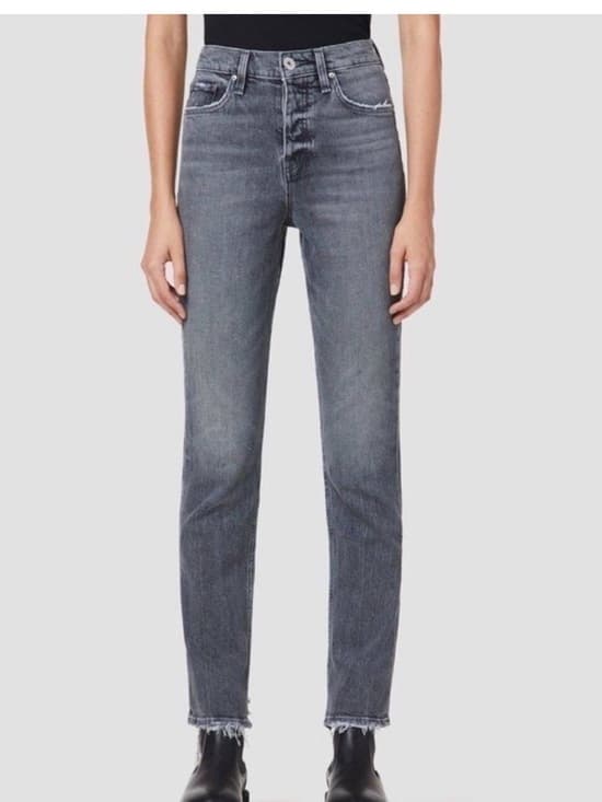 Hudson Holly Straight jeans Foggy Night 30 - Thumbnail 8