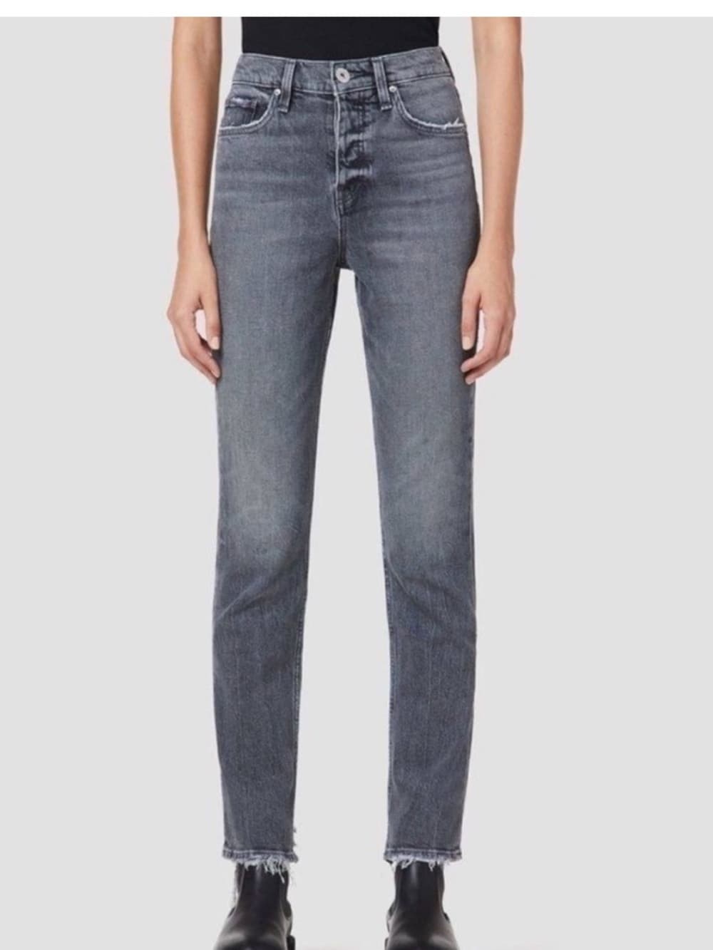 Hudson Holly Straight jeans Foggy Night 30 - Thumbnail 7