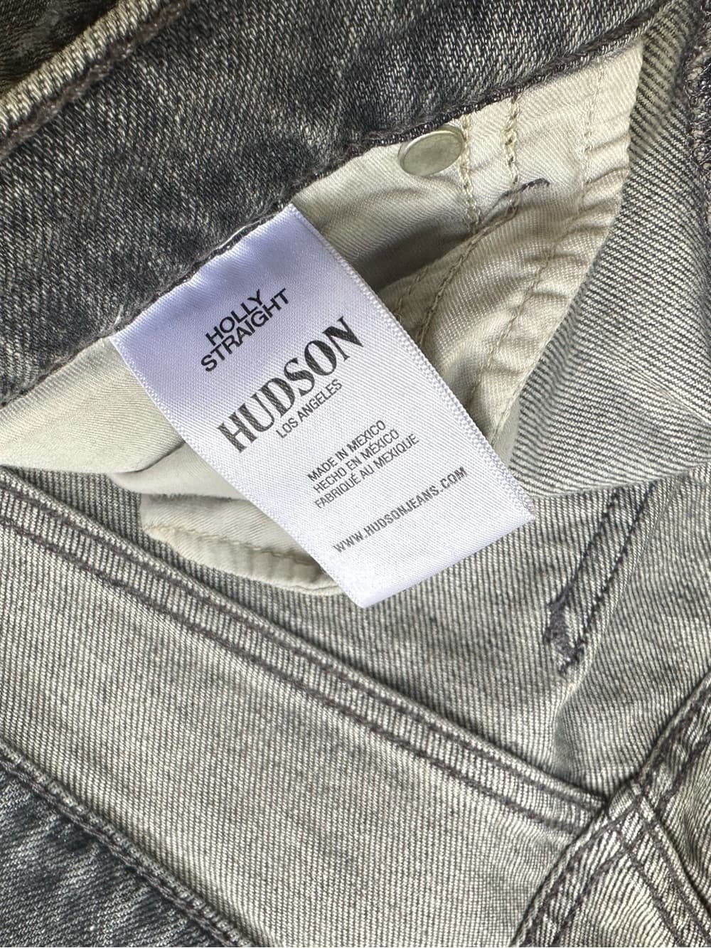 Hudson Holly Straight jeans Foggy Night 30 - Thumbnail 4