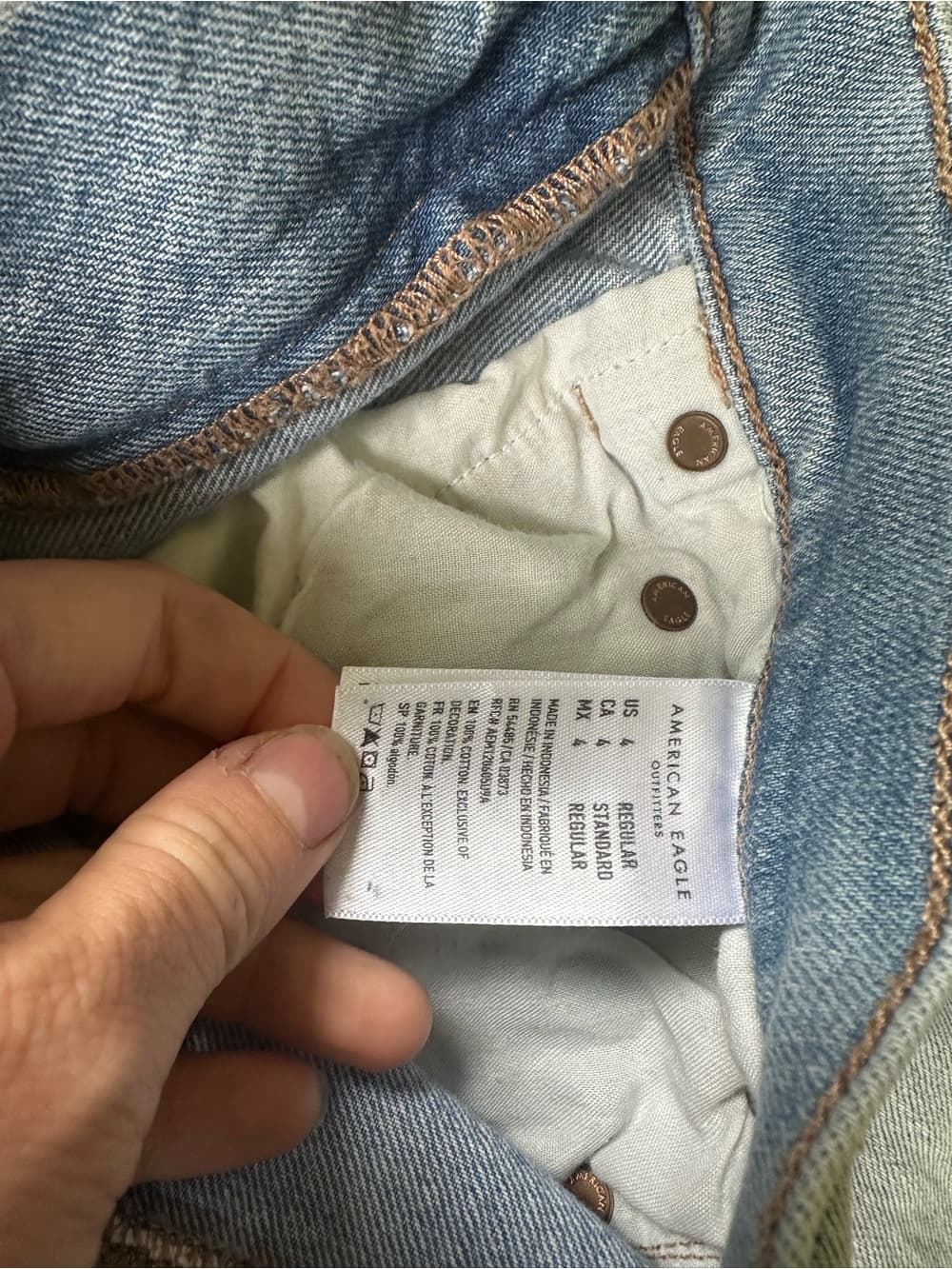 American Eagle high waist Baggy jeans 4 - Thumbnail 3
