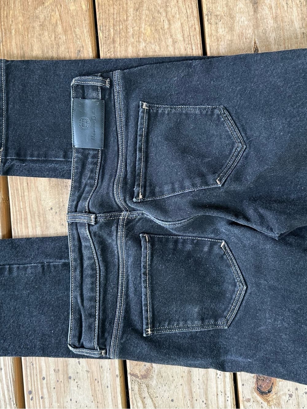 Massimo Dutti straight leg jeans dark wash - Thumbnail 2