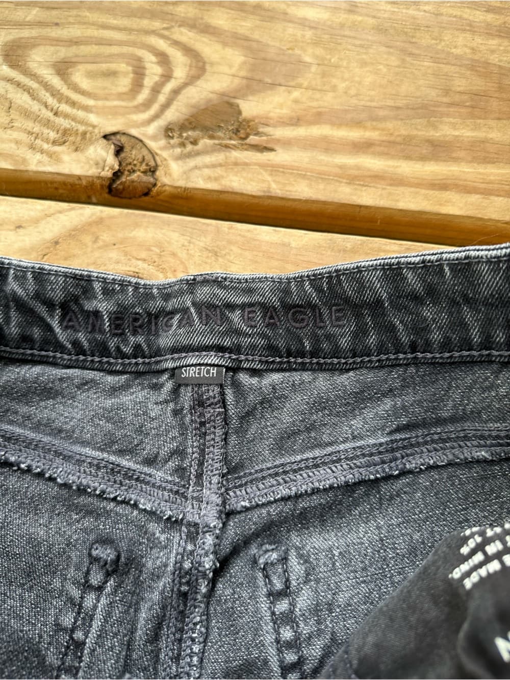 American Eagle Curvy straight jeans 4 black - Thumbnail 2
