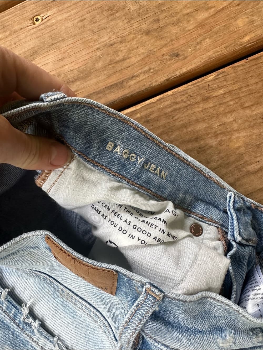 American Eagle high waist Baggy jeans 4 - Thumbnail 2