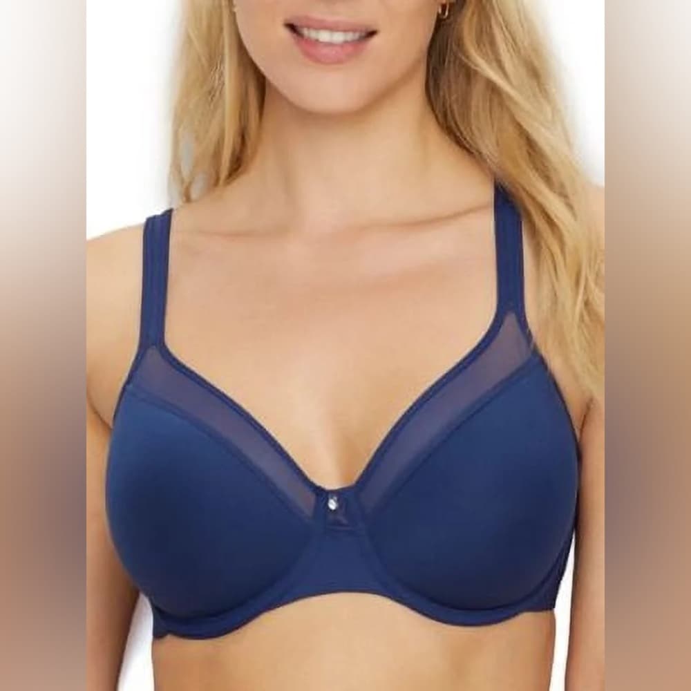 Bali underwire smooth bra blue - Thumbnail 4