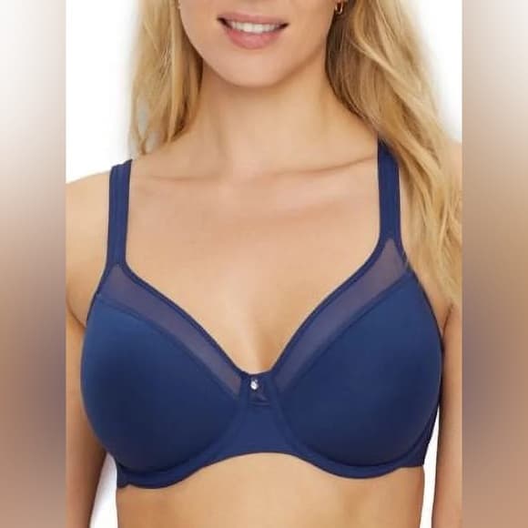 Bali underwire smooth bra blue - Thumbnail 5