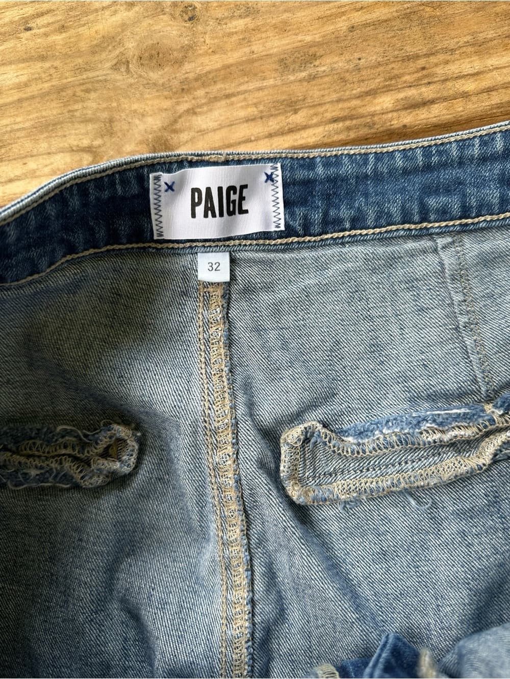 Paige Nellie Barrel leg Culotte jeans Hyden 32 - Thumbnail 2