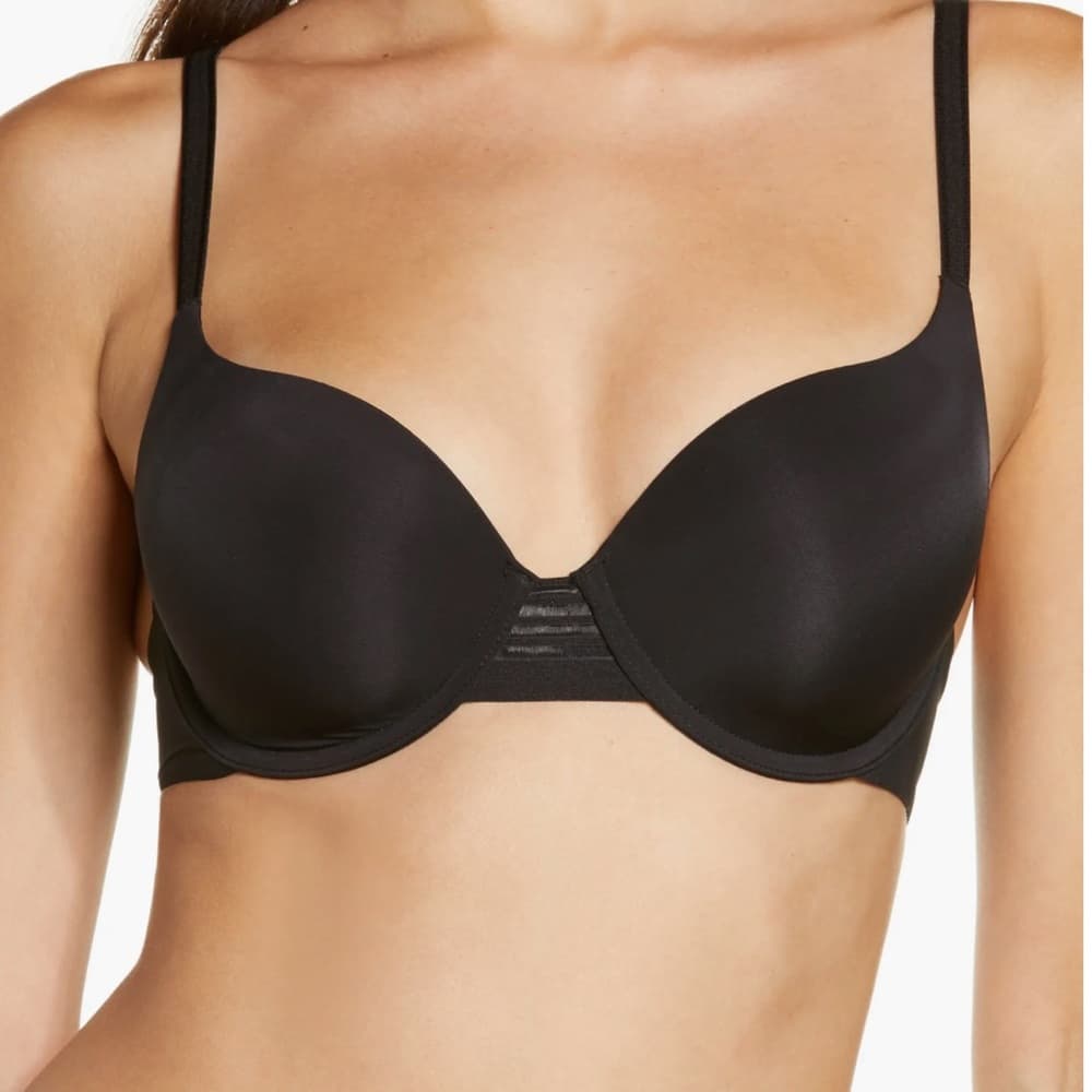 Le Mystere back smoother second skin underwire bra black 34D - Thumbnail 6