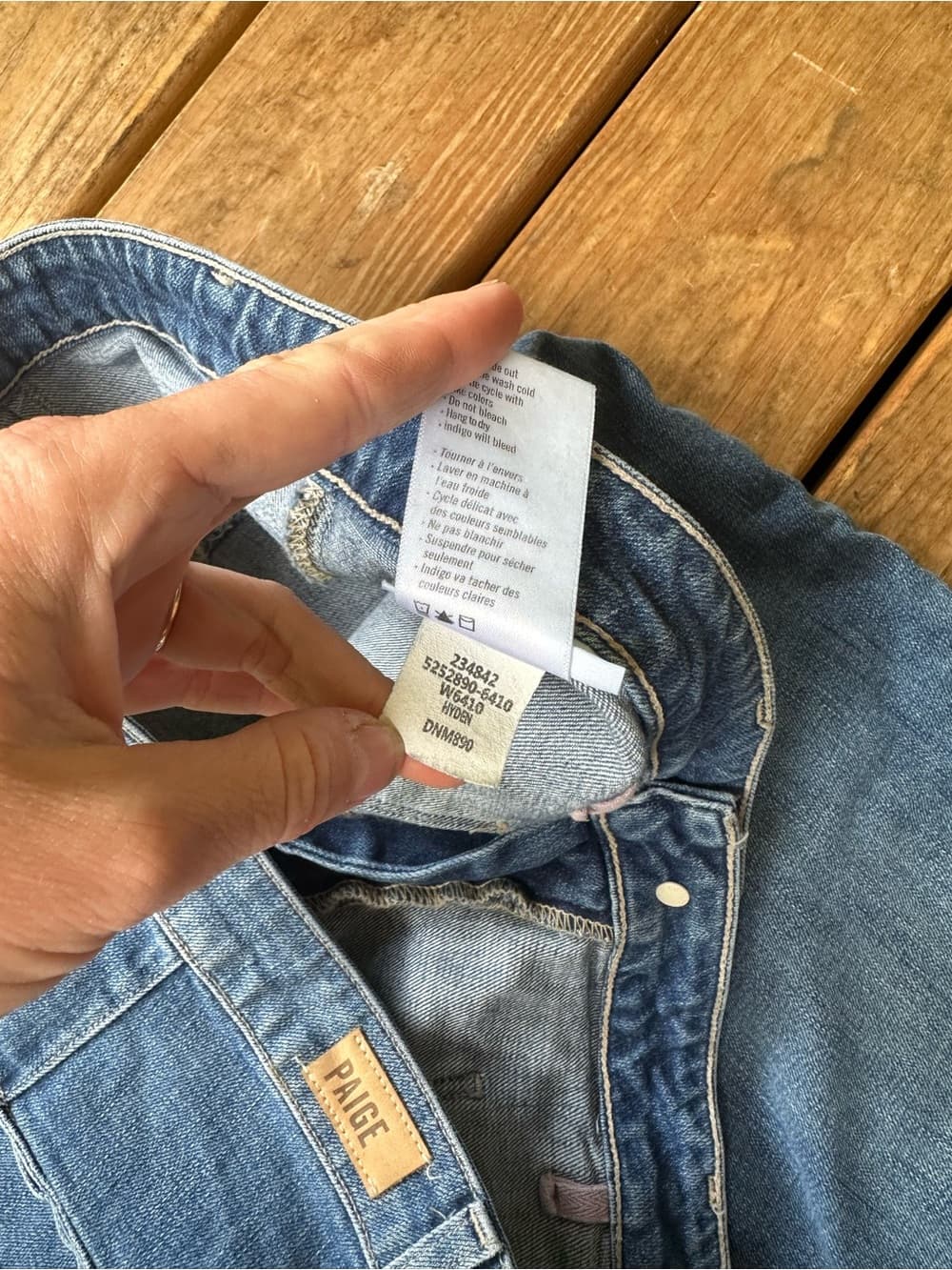 Paige Nellie Barrel leg Culotte jeans Hyden 32 - Thumbnail 6