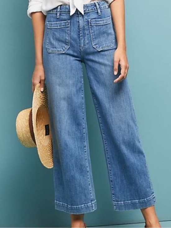 Paige Nellie Barrel leg Culotte jeans Hyden 32 - Thumbnail 9