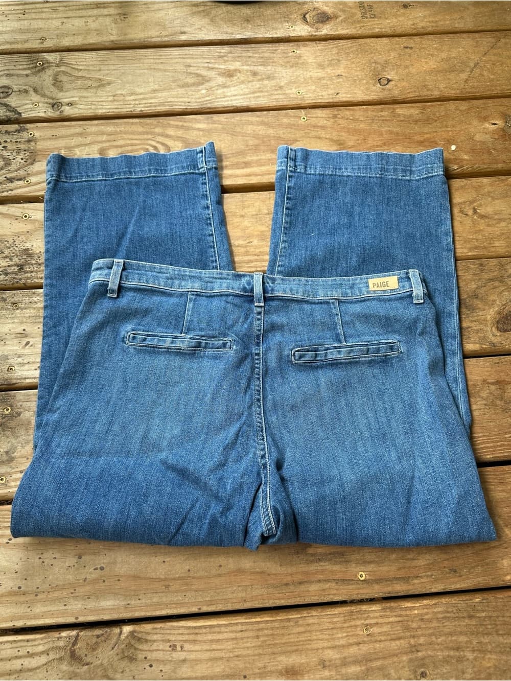 Paige Nellie Barrel leg Culotte jeans Hyden 32 - Thumbnail 7