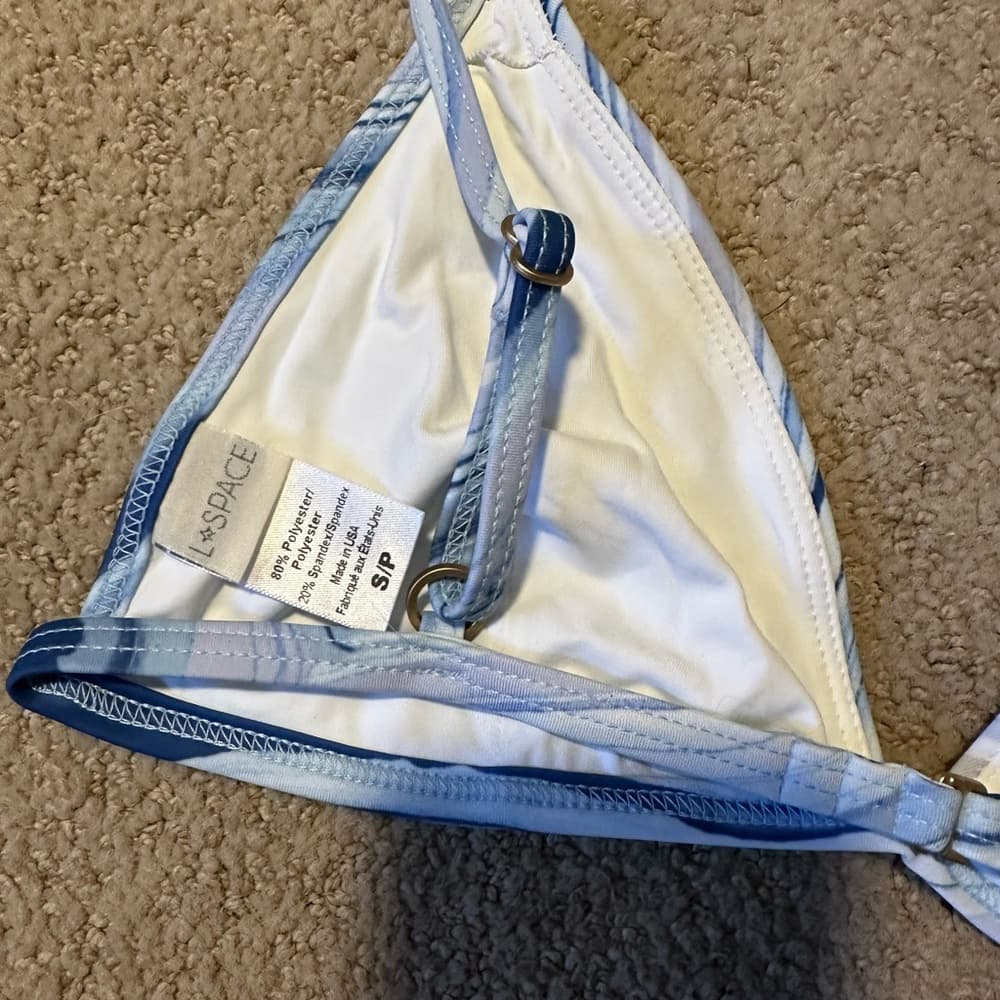 NWOT L*Space Millie bikini top marble - Thumbnail 3