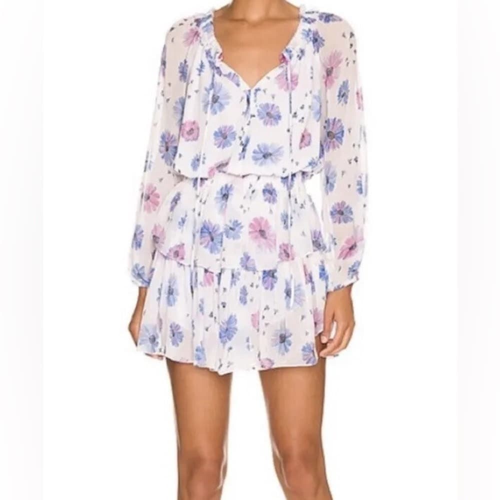 LoveShackFancy Popover dress Cotton Candy small - Thumbnail 7