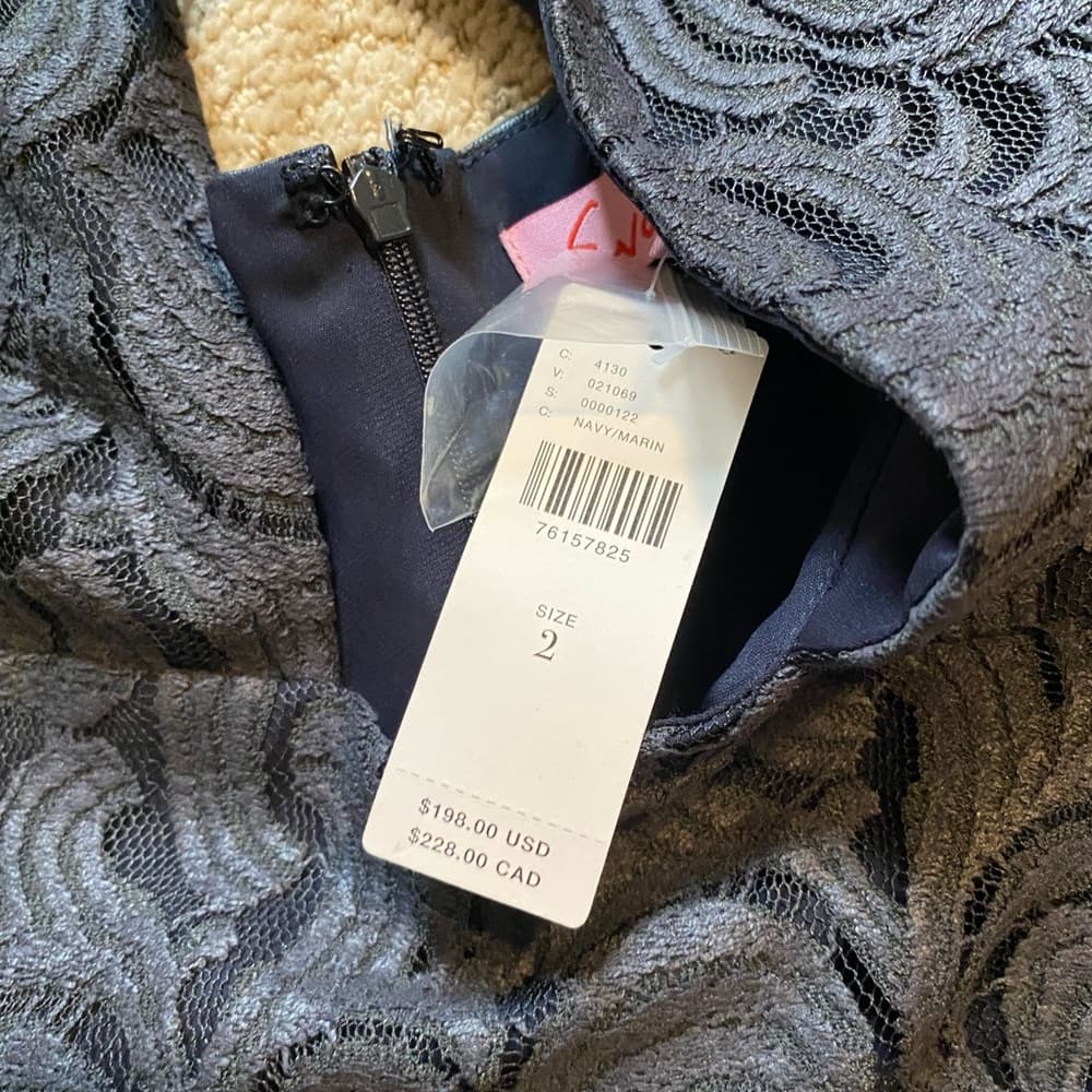 NWT Eva Franco Twofer dress vegan leather 2 - Thumbnail 3
