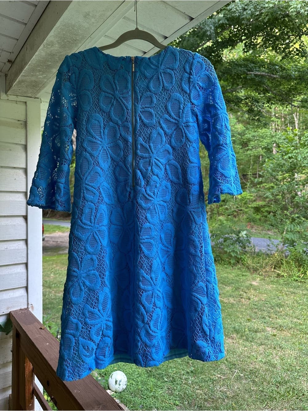 Lilly Pulitzer Ophelia lace dress Zanzibar Blue - Thumbnail 3