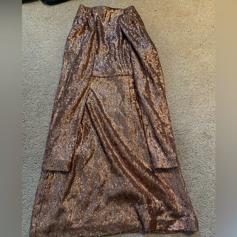 Intermix Hilary rose gold dress - Thumbnail 5