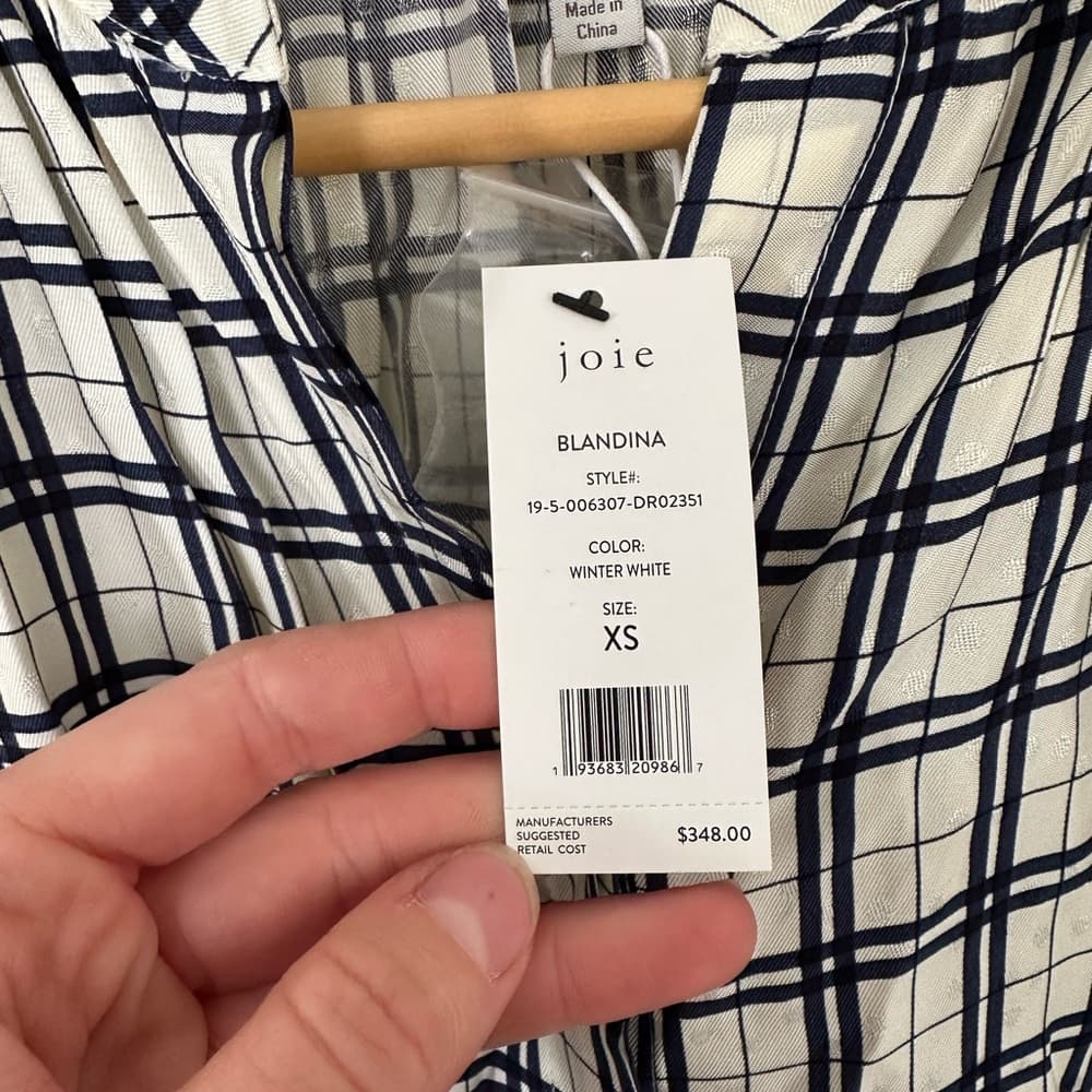 NWT Joie Blandina mini dress winter white - Thumbnail 3