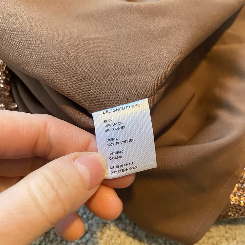 Intermix Hilary rose gold dress - Thumbnail 4