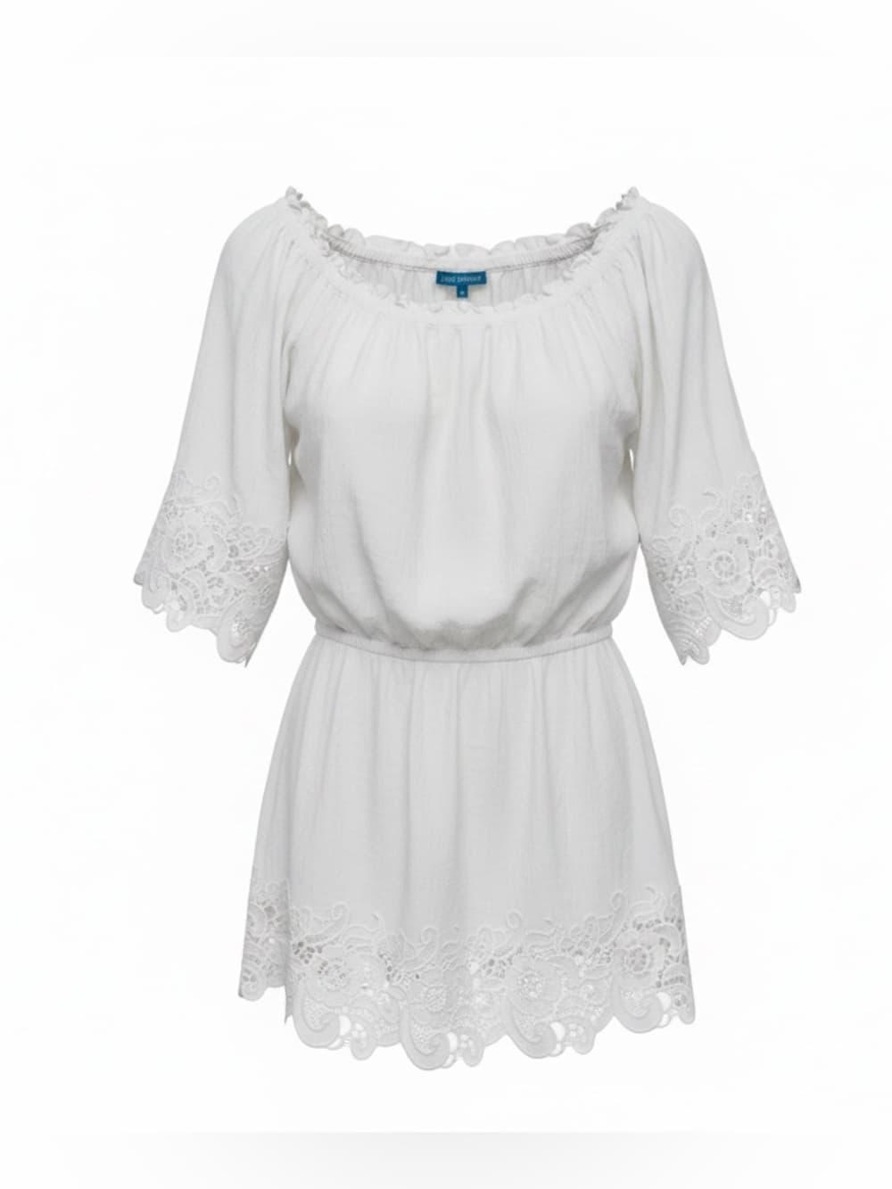 NWT Blue Island eyelet dress white - Thumbnail 6