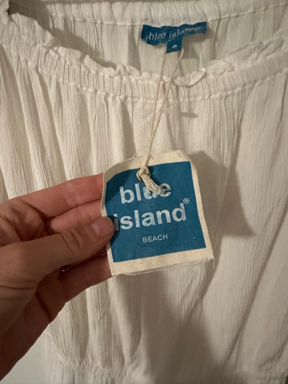 NWT Blue Island eyelet dress white - Thumbnail 3
