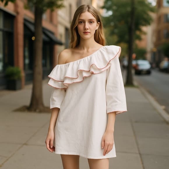 Lovers and Friends Revolve white dress - Thumbnail 4