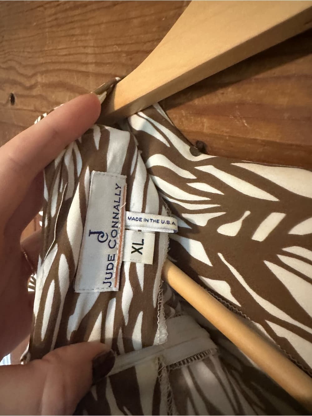 Jude Connally zebra shift dress extra large - Thumbnail 3