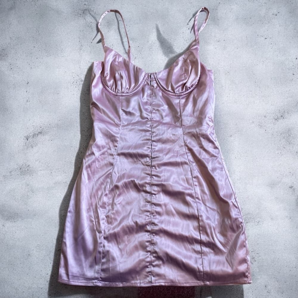Lovers and Friends Revolve Ramona bustier dress light pink small - Thumbnail 2