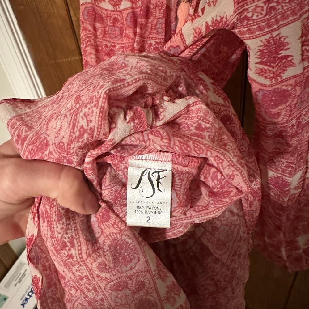 Loveshackfancy popover mini long sleeve dress 2 - Thumbnail 3