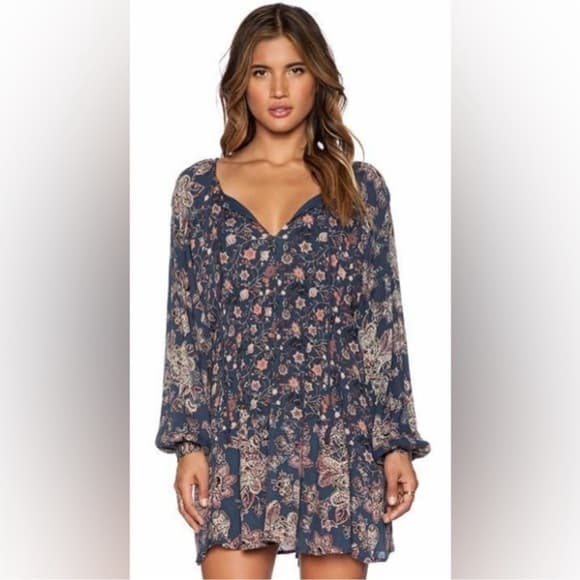 Free People Lucky Loosey mink dress - Thumbnail 6