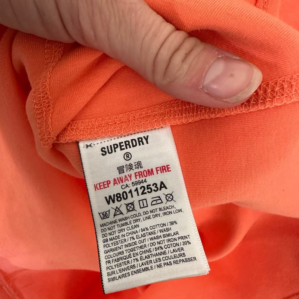 Superdry shift dress orange 8 - Thumbnail 4