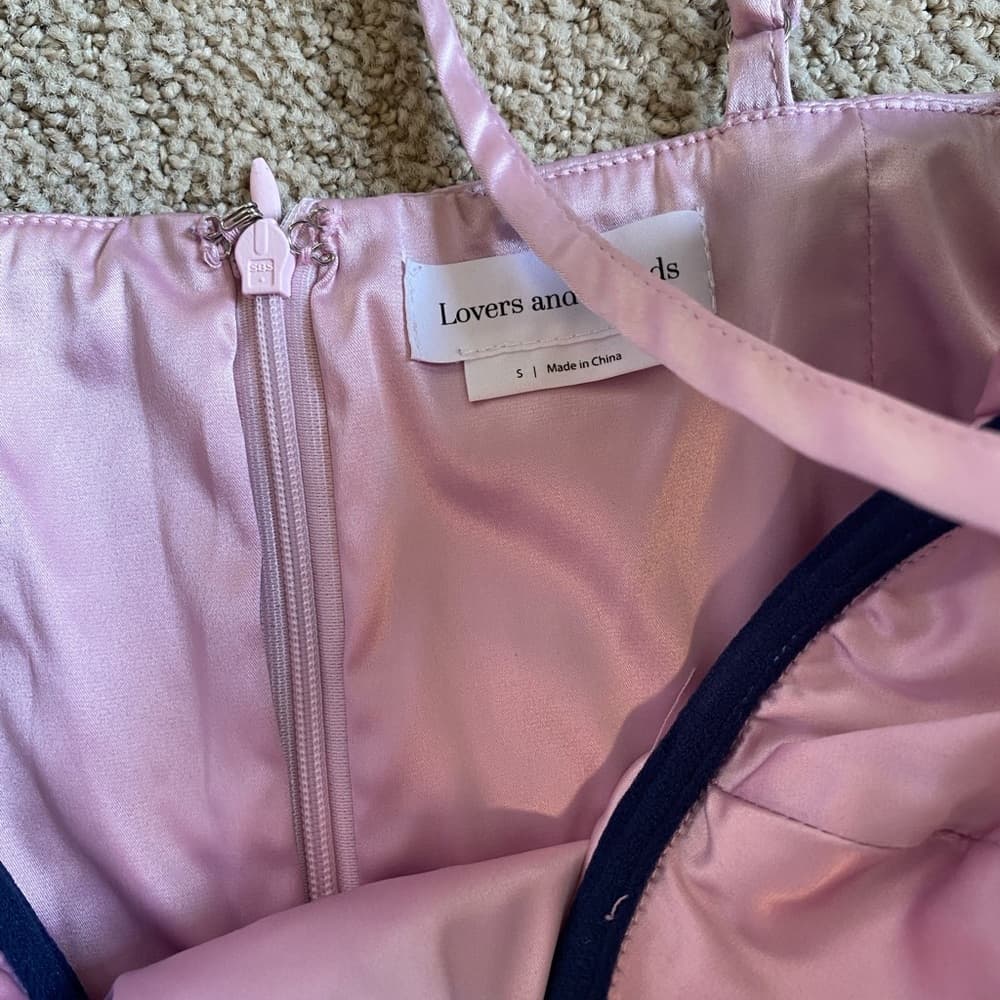 Lovers and Friends Revolve Ramona bustier dress light pink small - Thumbnail 3