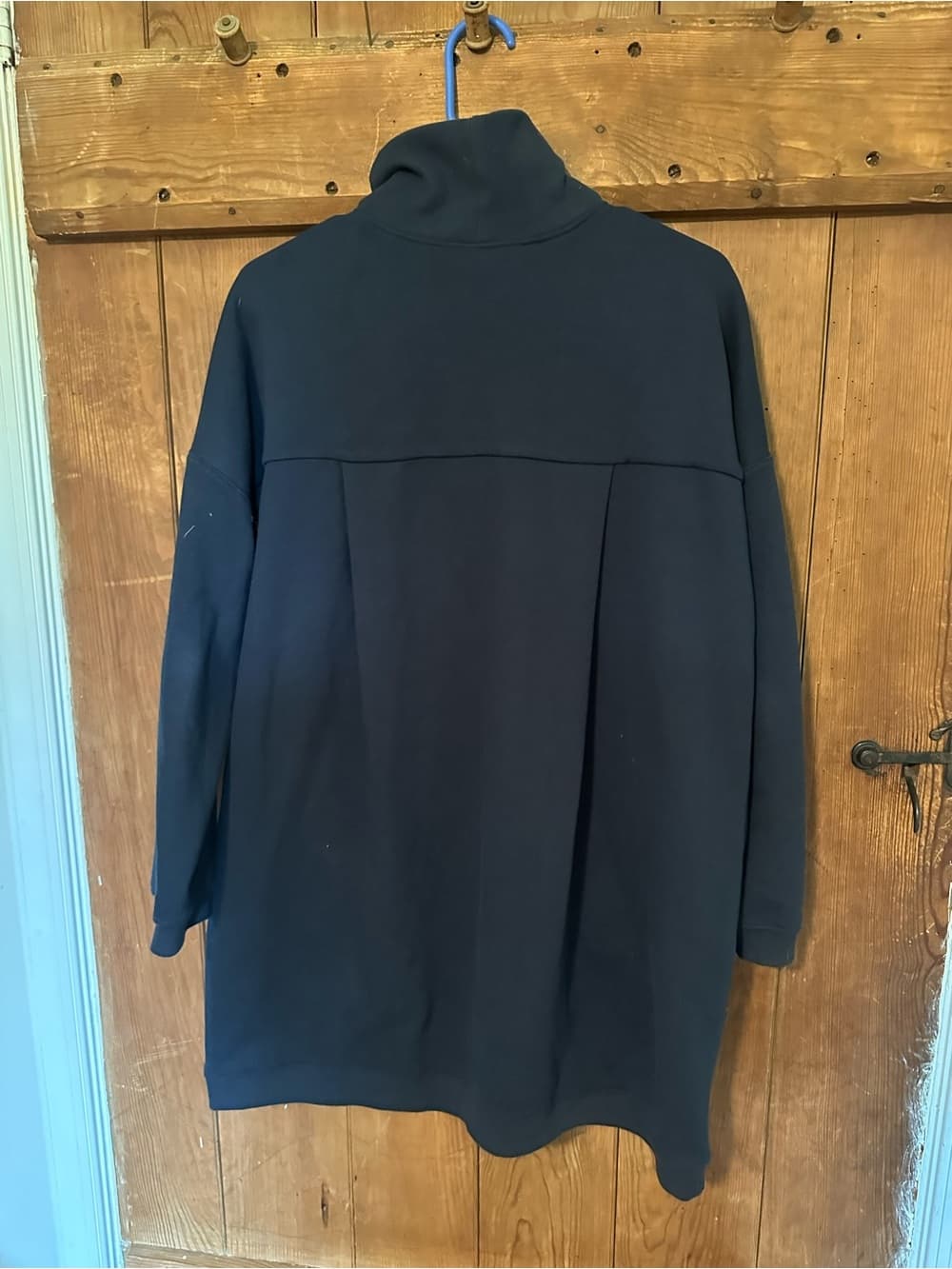 Pomander Place Tuckernuck Porter sweatshirt mini dress navy small - Thumbnail 4