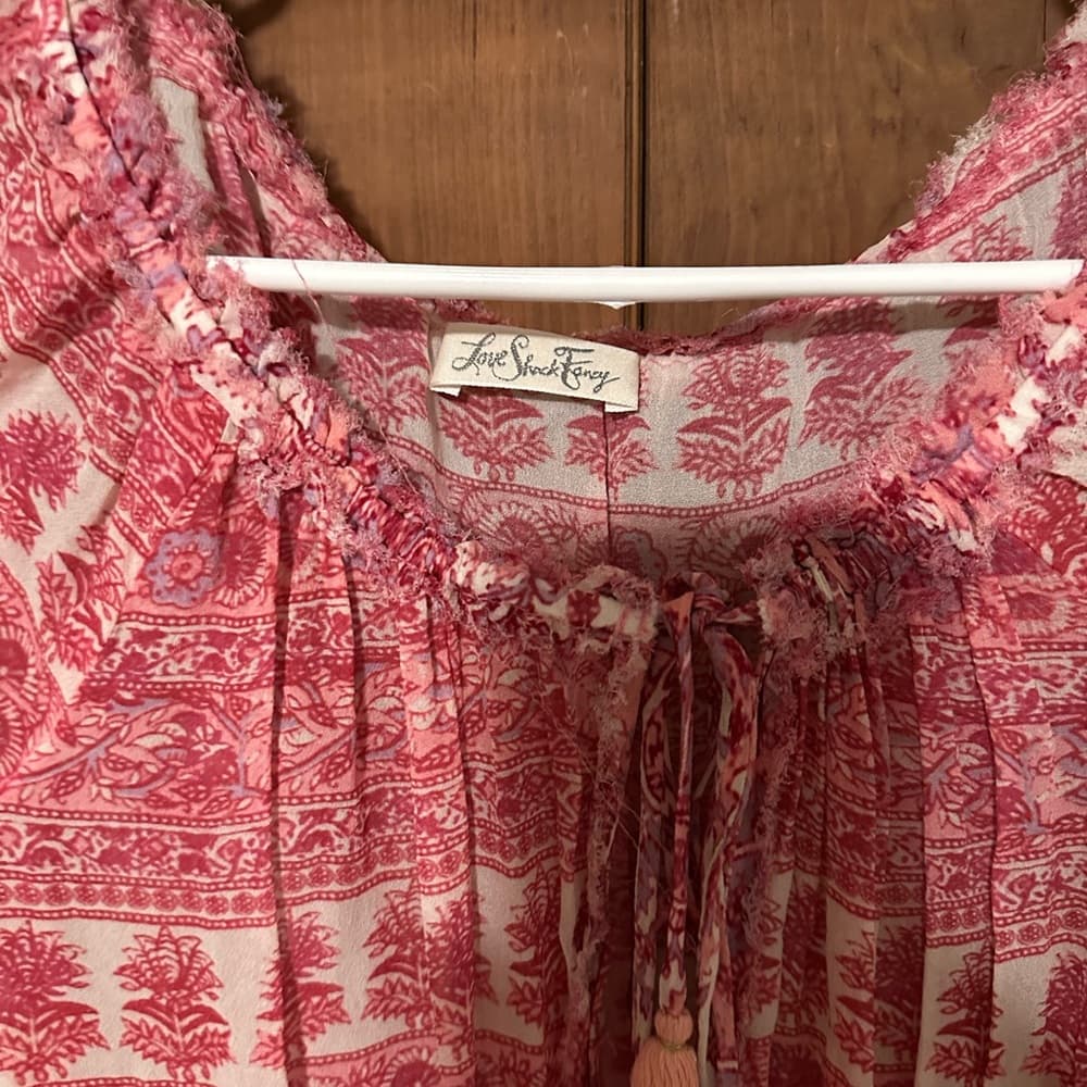 Loveshackfancy popover mini long sleeve dress 2 - Thumbnail 2