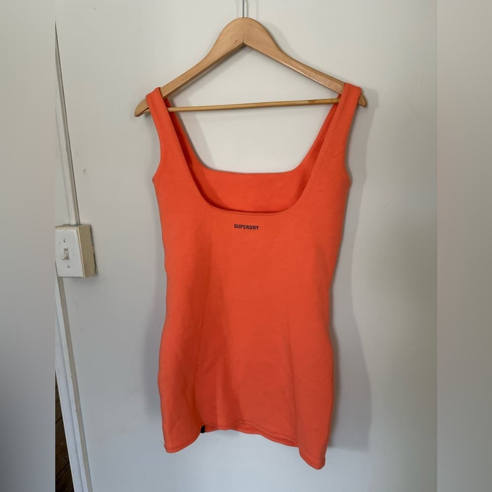Superdry shift dress orange 8 - Thumbnail 2
