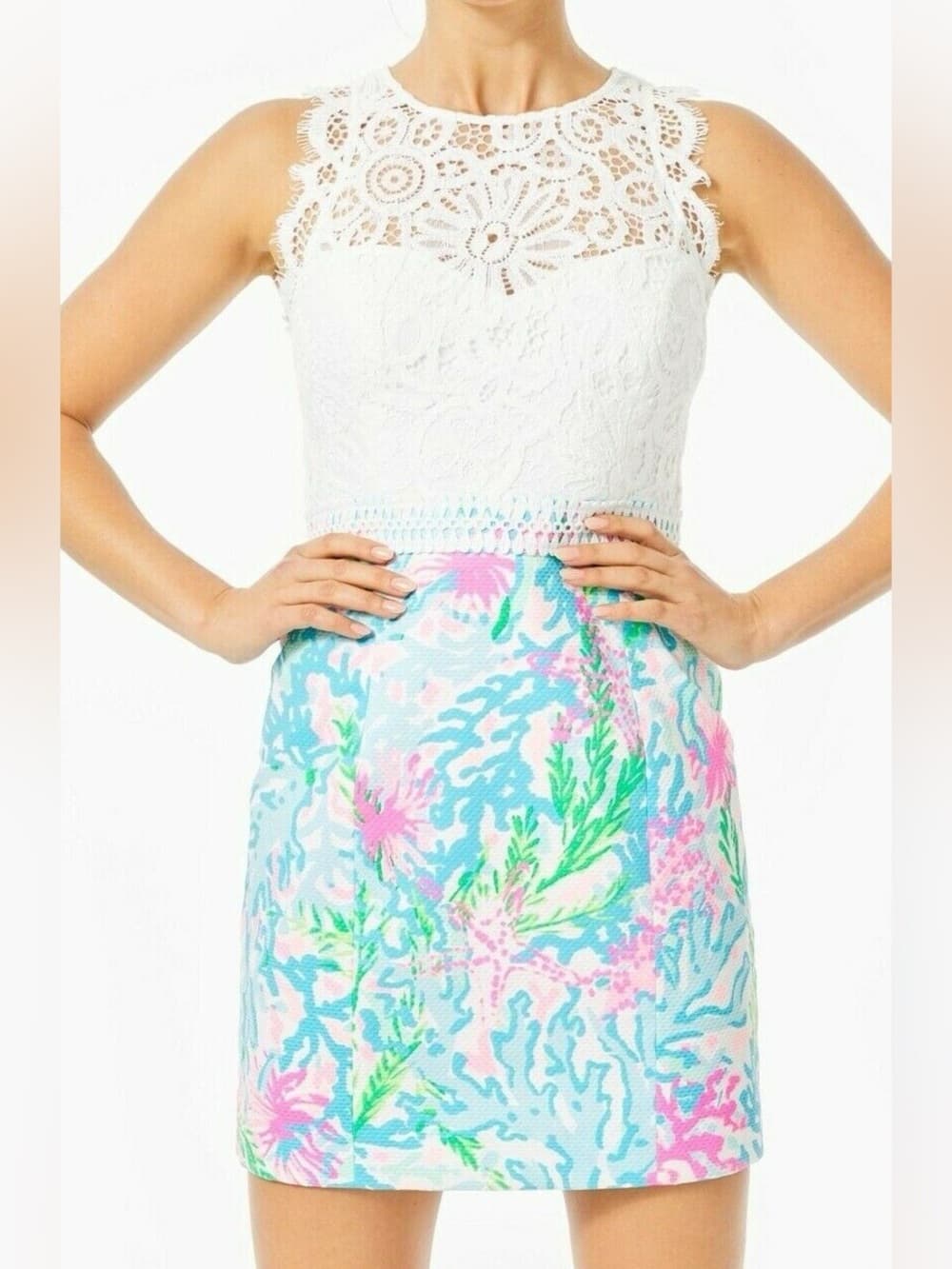 Lilly Pulitzer Sharice dress coral bay 4 - Thumbnail 5