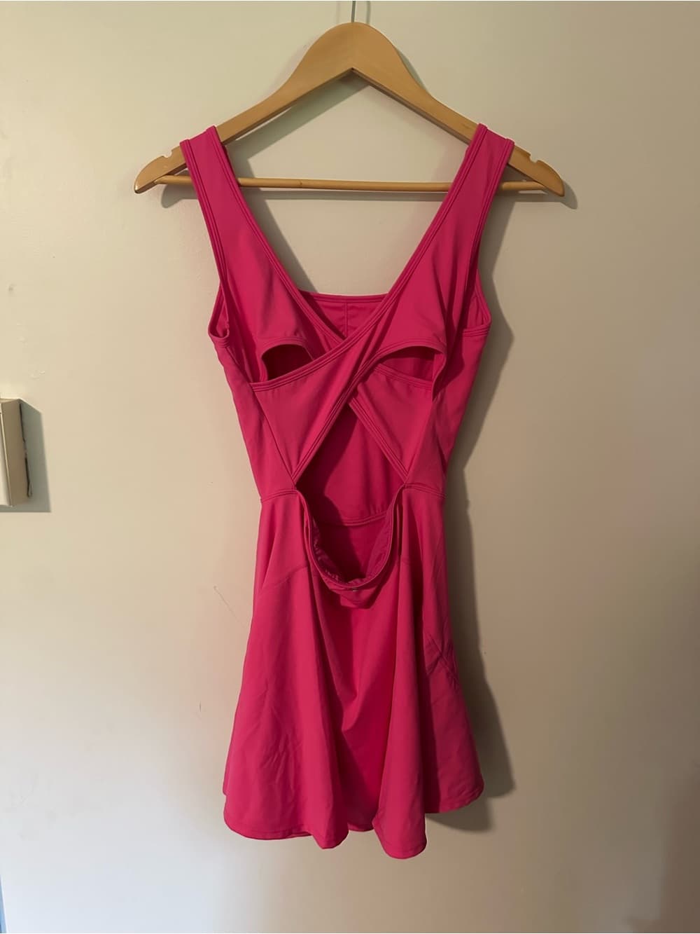 NWOT Halara SoftlyZero™ Airy U Neck 2-in-1 Pocket Mini InstantCool Active Dress - Thumbnail 4