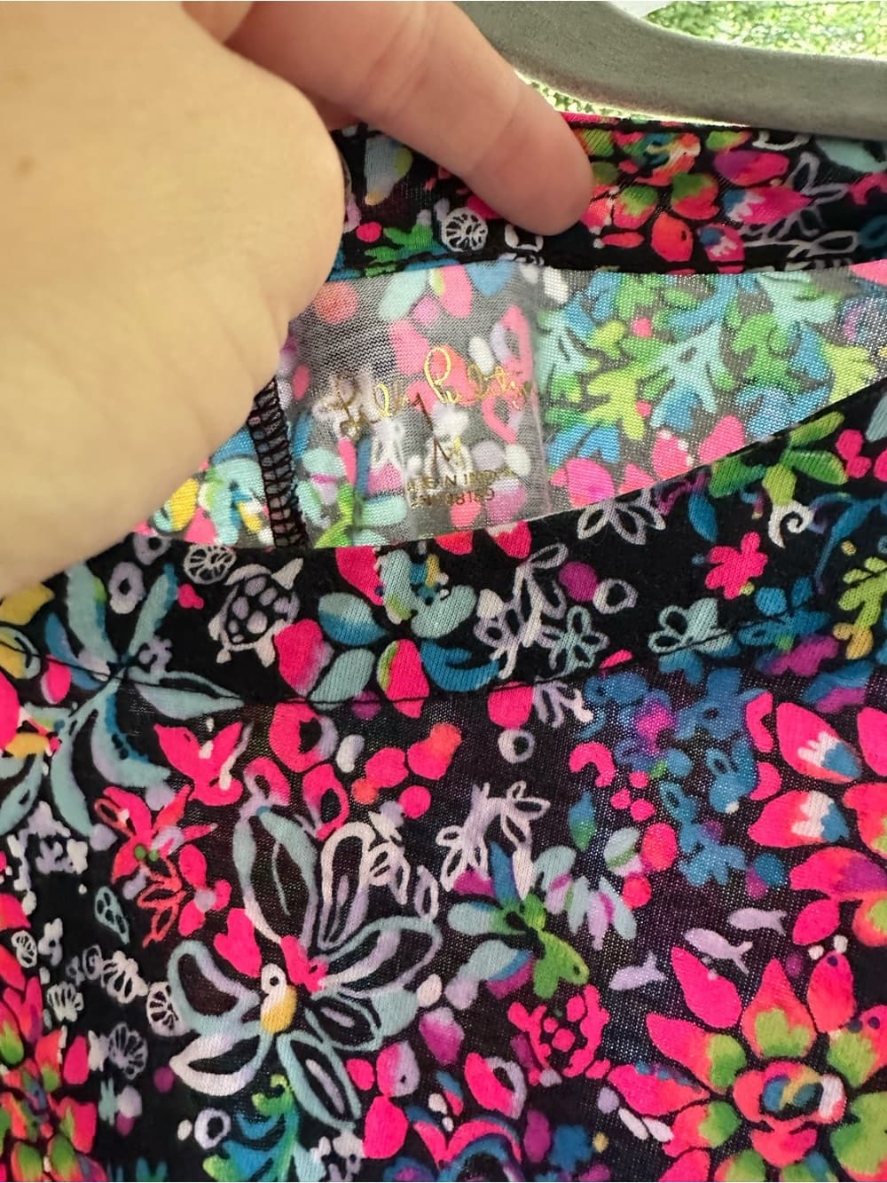 Lilly Pulitzer Diann Long Sleeve Mini Dress feeling fintastic medium - Thumbnail 2