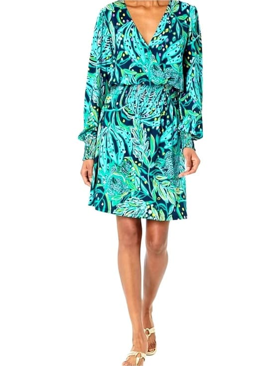 Lilly Pulitzer Talley dress catty purrsonality small - Thumbnail 4