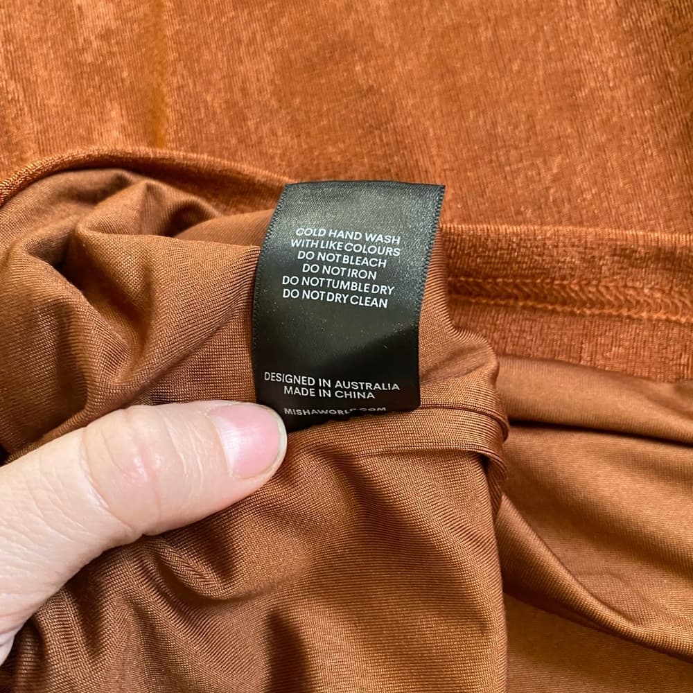 Misha Revolve Asher dress ginger metallic - Thumbnail 5